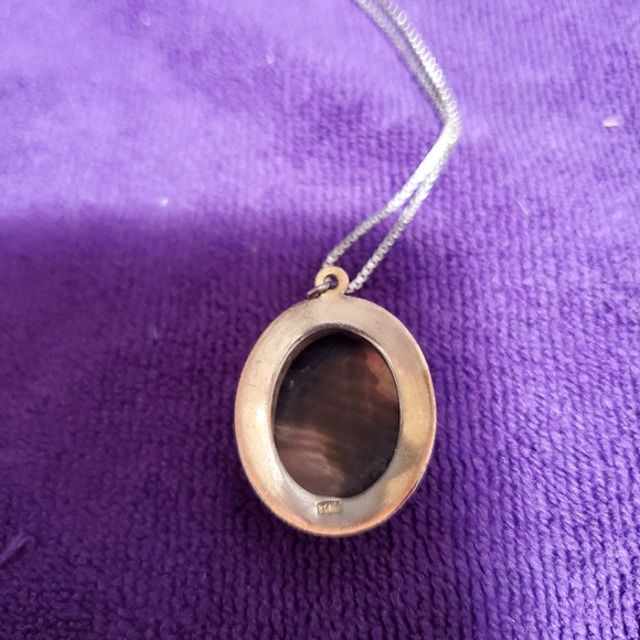 Sterling silver cameo Necklace - Picture 4 of 9